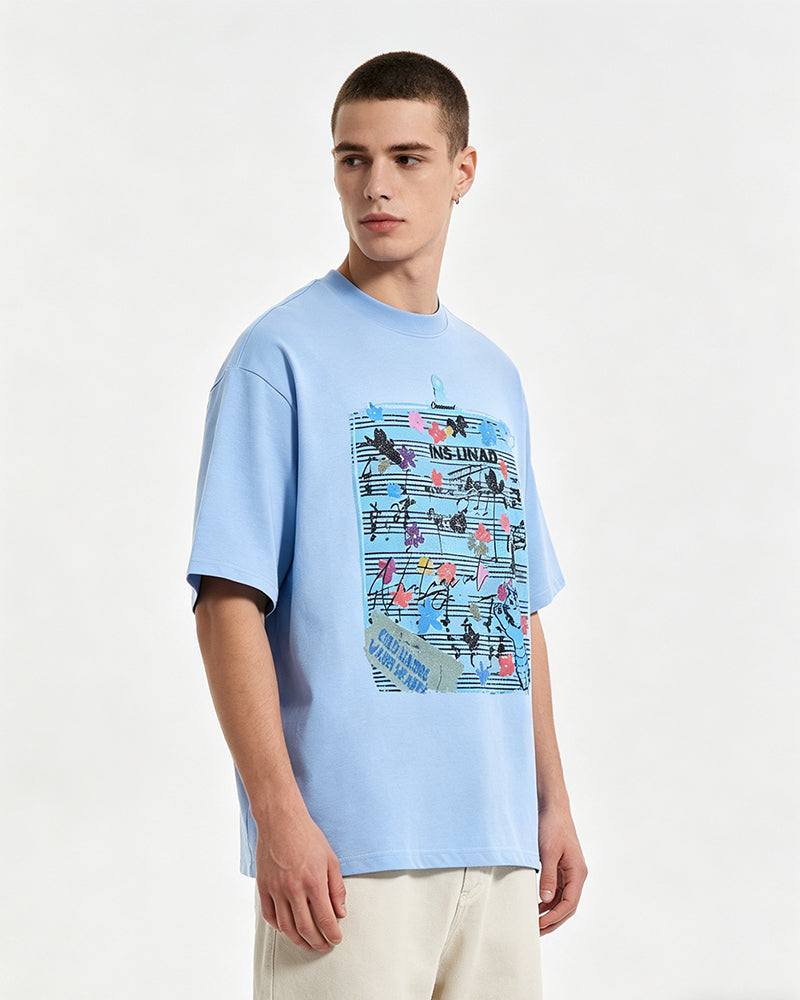 Retro casual versatile short-sleeved shirt