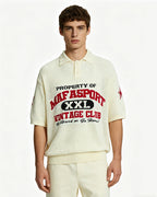 Retro breathable short-sleeved shirt