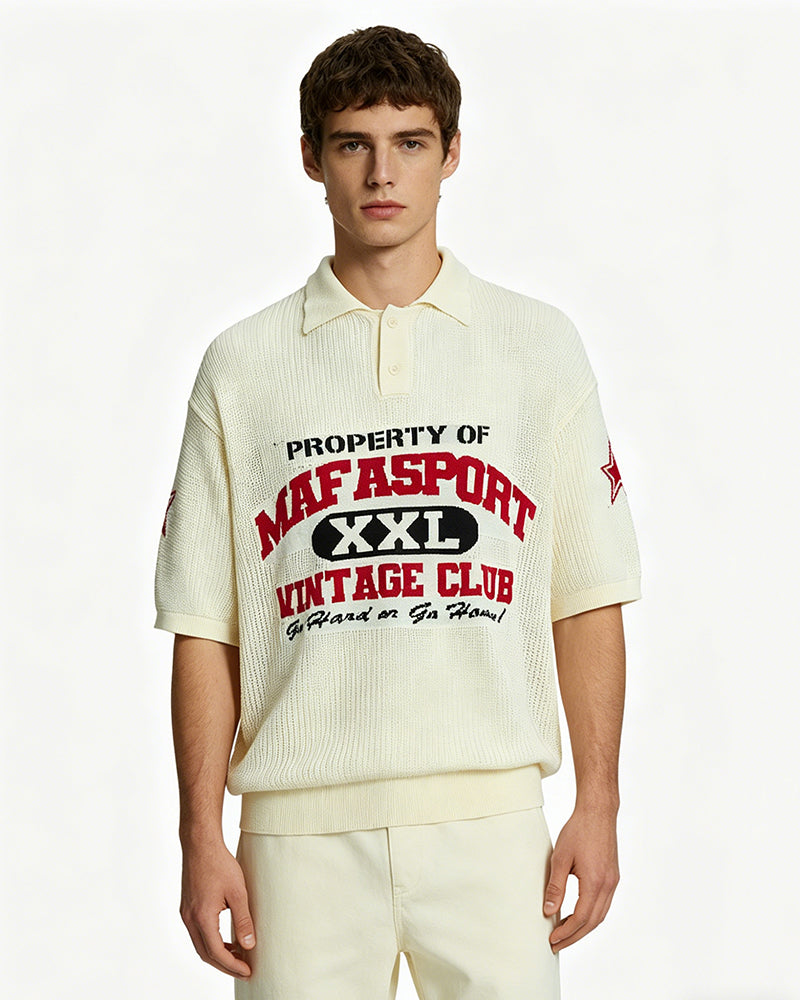 Retro breathable short-sleeved shirt
