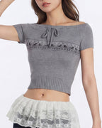 Off-the-shoulder top