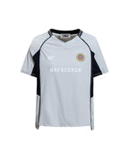 Color-blocked sporty short-sleeved top (women's)