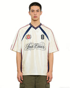 Retro Color Block Sports T-shirt
