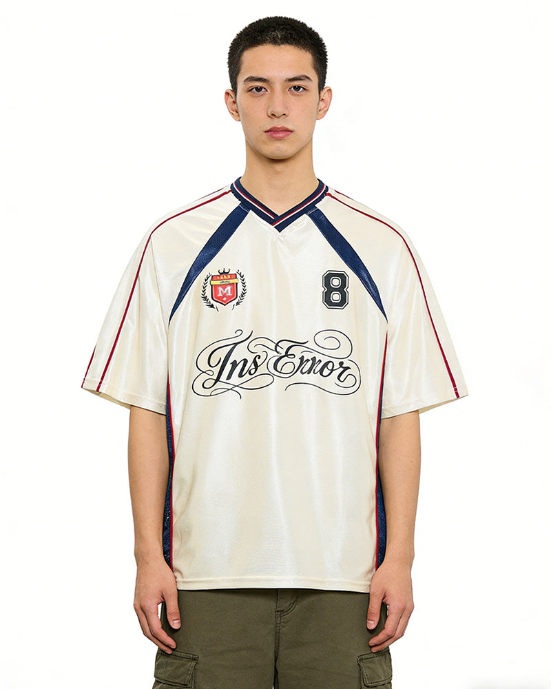 Retro Color Block Sports T-shirt