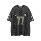 Simple sports style short sleeves