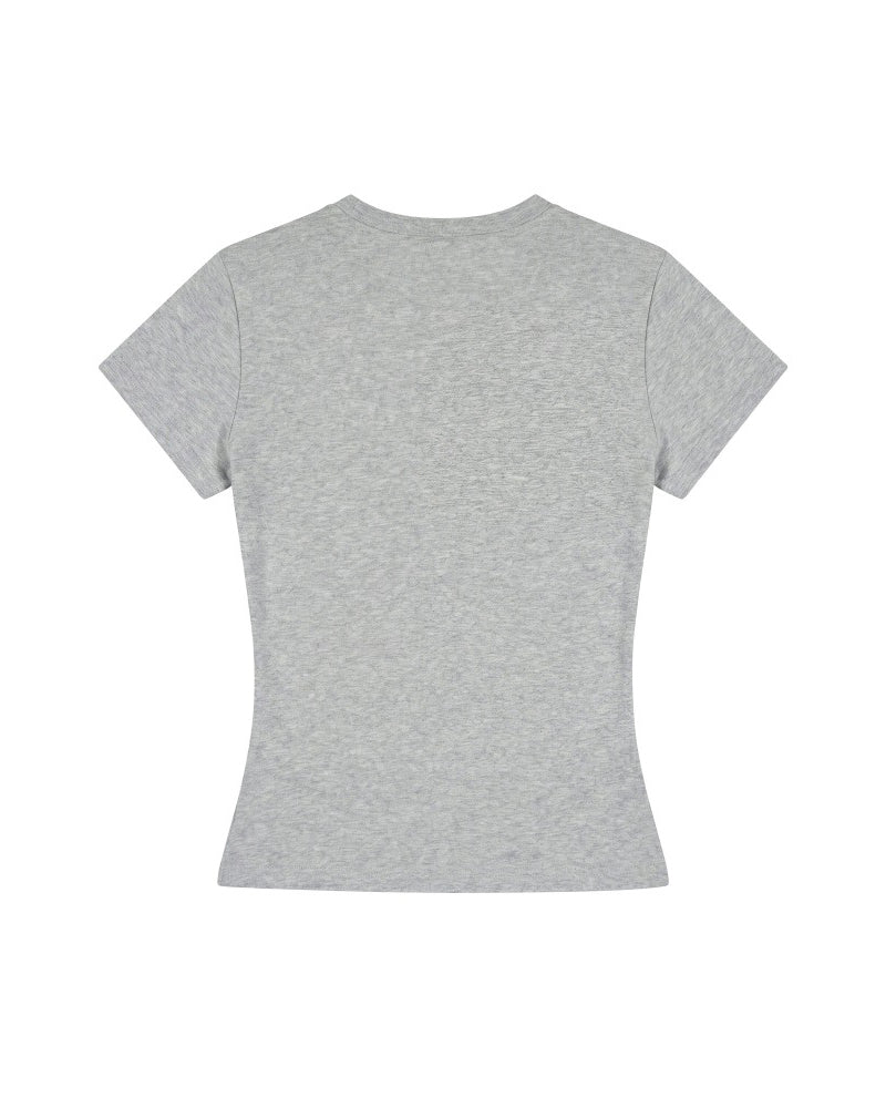 Puppy print short-sleeved T-shirt (women's)