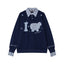 Fake two-piece lamb sweatshirt