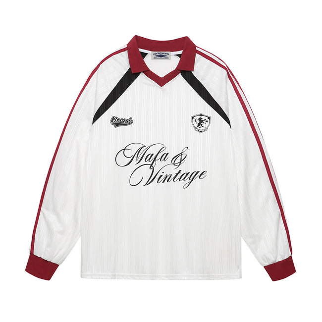 Contrast color stitching sweatshirt Hover Image
