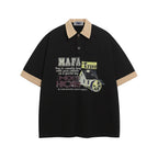 Retro simple Short-sleeved shirt