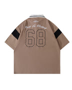 Digital Embroidered Short-Sleeve