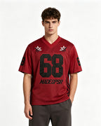 Embroidered sports short sleeves