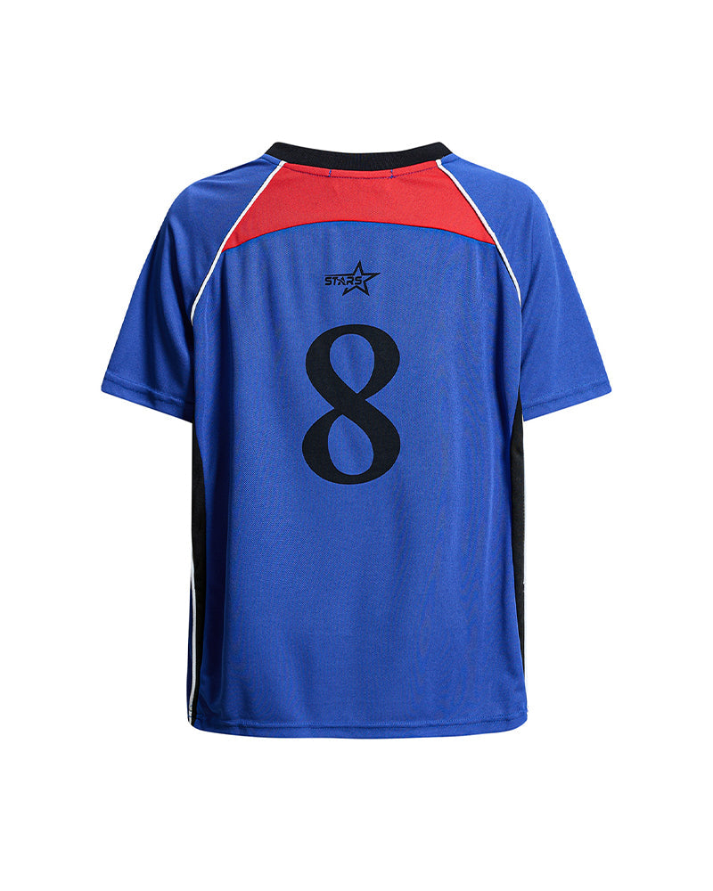 Color-blocked short-sleeved top (women's)