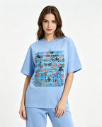 Retro casual versatile short-sleeved shirt