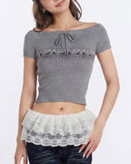 Off-the-shoulder top