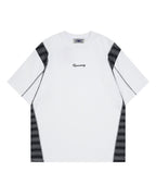 Contrast color short sleeves