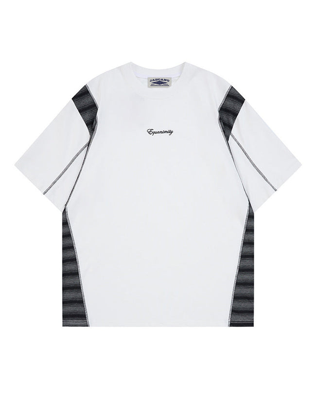 Contrast color short sleeves Hover Image