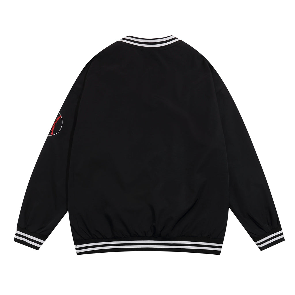 American retro letter long sleeves