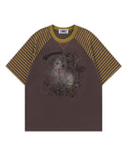 Vintage distressed puppy short-sleeved t-shirt