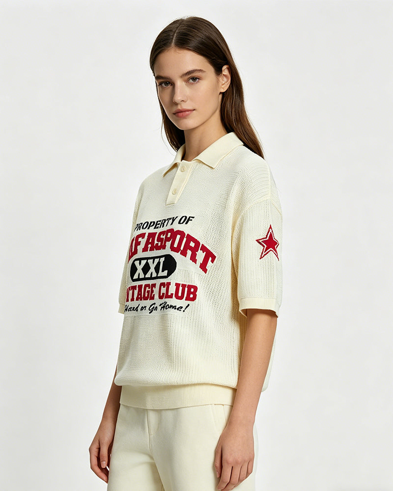 Retro breathable short-sleeved shirt