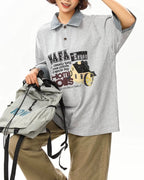 Retro simple Short-sleeved shirt