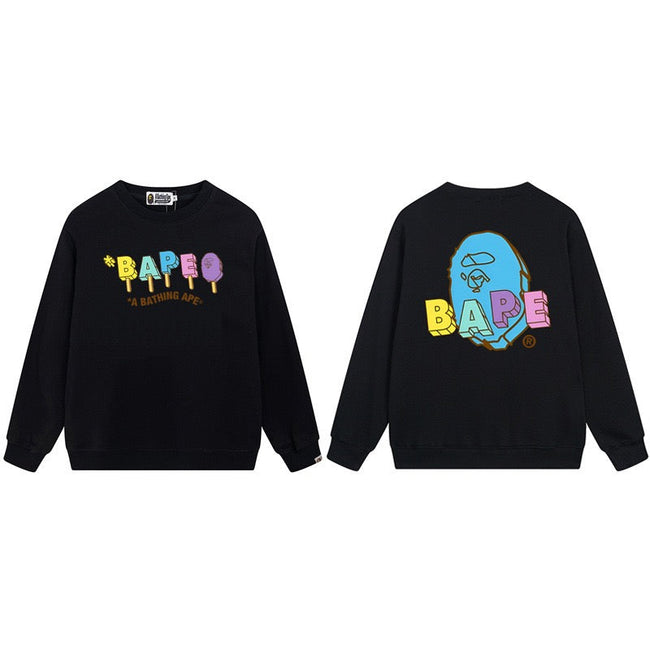 BAPE Color Logo Ape Head Crewneck Sweatshirt Hover Image