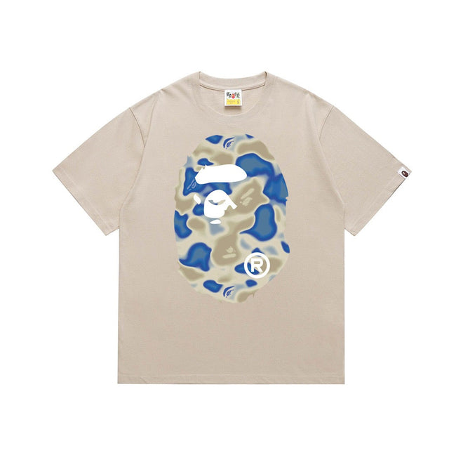 BAPE Blue Camo Ape Head T-Shirt Hover Image