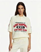 Retro breathable short-sleeved shirt