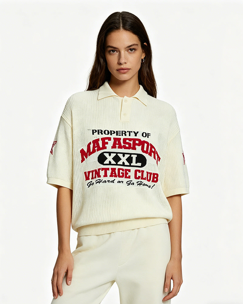 Retro breathable short-sleeved shirt