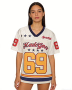 Paneled Breathable Short-Sleeve Top