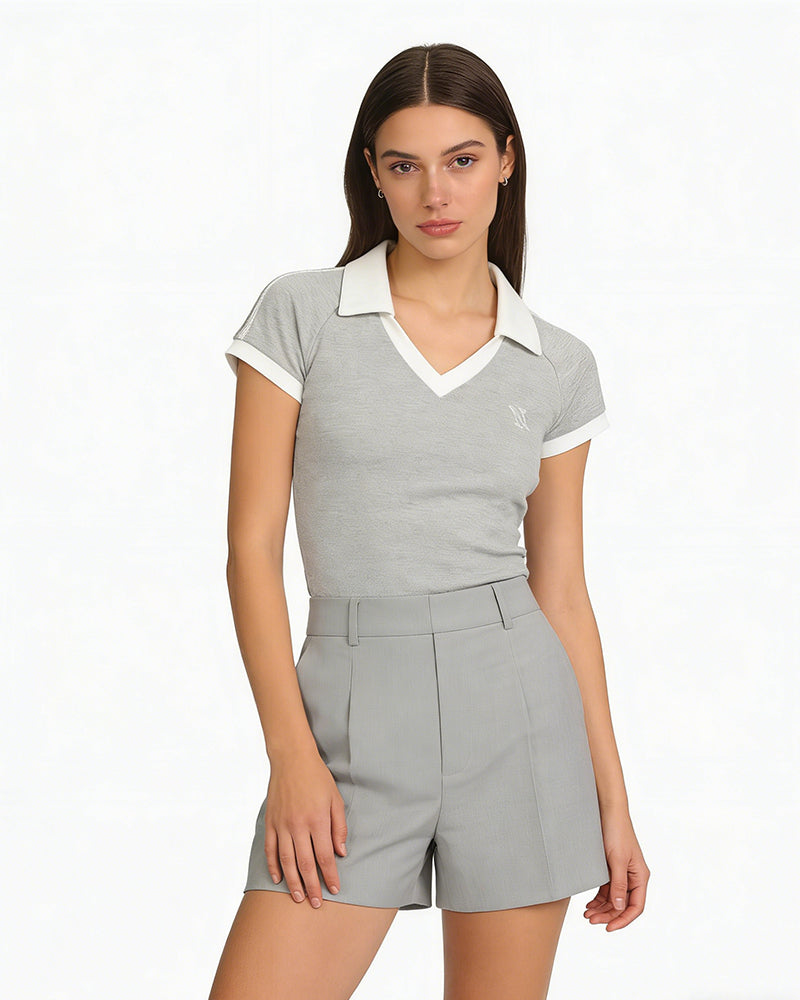Cropped sports top