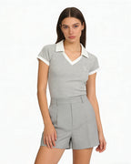 Cropped sports top