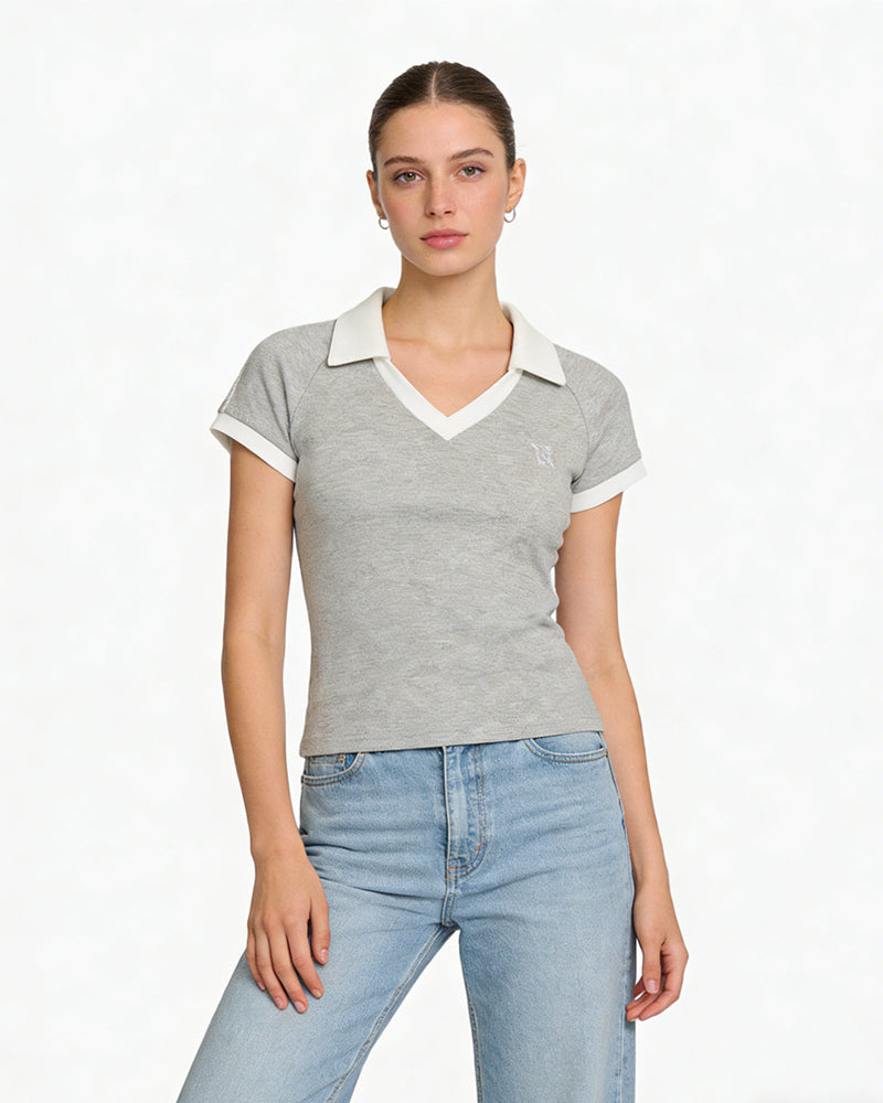 Cropped sports top
