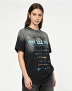 Washed Distressed Short-Sleeve T-Shirt (Women's)