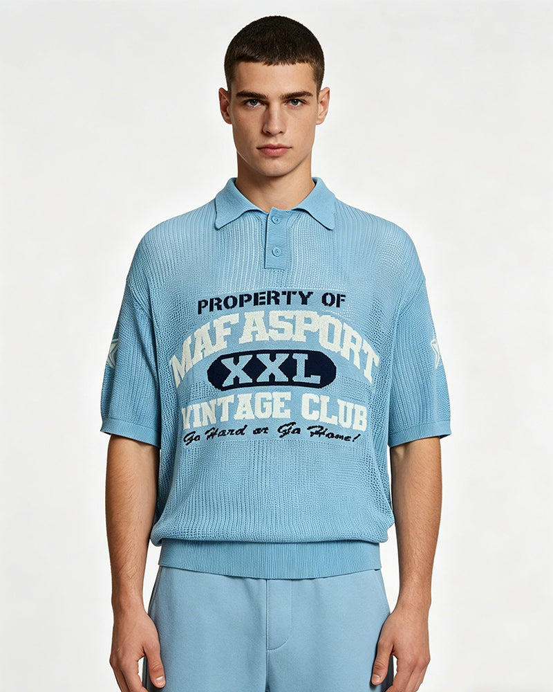 Retro breathable short-sleeved shirt