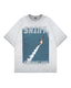 Contrast print short sleeves
