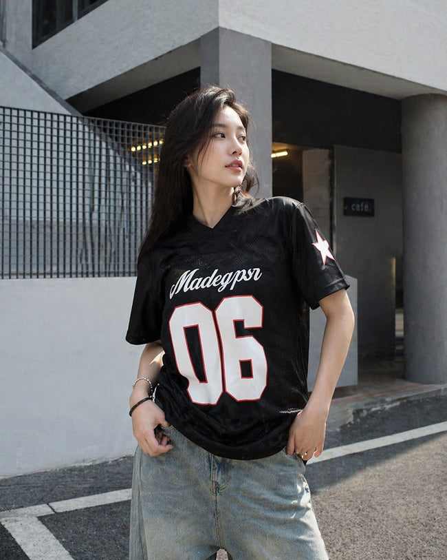 Embroidered casual short sleeves Hover Image