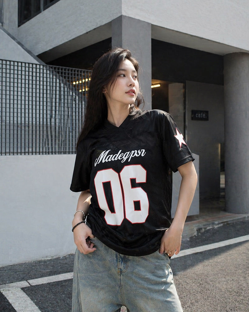 Embroidered casual short sleeves