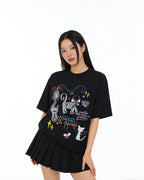 Retro casual short sleeves