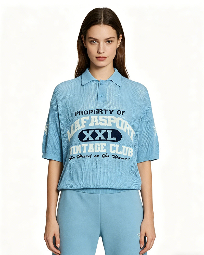 Retro breathable short-sleeved shirt