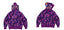 BAPE Shark Full Zip Hoodie Purple Camo Edition