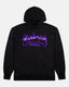 AIRBRUSH - HOODIE - BLACK / PURPLE