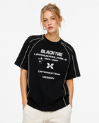 Retro crew neck short sleeves
