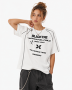 Retro crew neck short sleeves