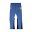 Gallery Dept. "DEPT. de la GALERIE" Paint Splatter Contrast Panel Sweatpants - Royal Blue