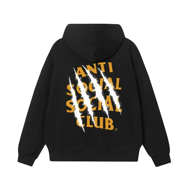 Anti Social Social Club Claw Slash Logo Hoodie - Black Hover Image