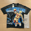 VALEFOREVER Black Washed Basketball Player Valley Dreams Vintage Graphic T-Shirt
