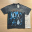 VALEFOREVER Black Washed Michael Jackson Tour Vintage Graphic T-Shirt