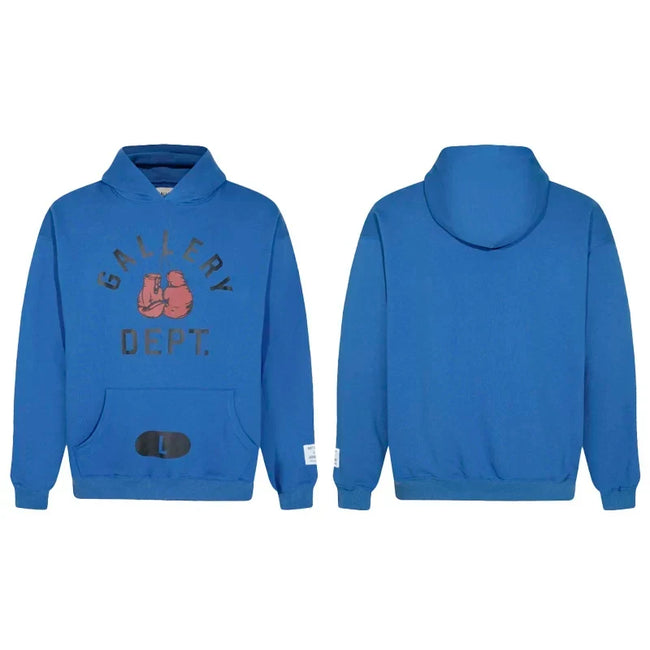 Gallery Dept. Blue Logo Hoodie Hover Image