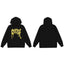 Revenge Black Arch Logo Pullover Hoodie Yellow