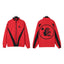 Hellstar Red Circle Logo Zip Jacket