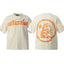 Hellstar Cream Orange Logo Portrait Tee
